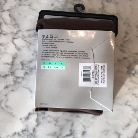 Hanes leggings in coffee. Large and new - Picture 2 of 2